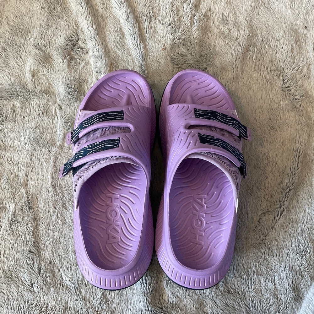 HOKA Ora Luxe Slider Sandal Lavender Women’s 7